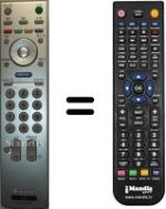 Comandos à distância equivalente Sony KDL-32S2530ELCD