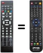 Comandos à distância equivalente Sunstech TLI1900T