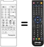 Comandos à distância equivalente Panasonic TNQ1411