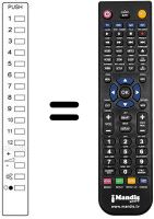 Comandos à distância equivalente Panasonic TNQ1420