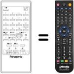 Comandos à distância equivalente Panasonic TNQ1458