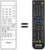 Comandos à distância equivalente Panasonic TNQ8E0438