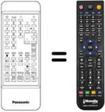 Comandos à distância equivalente Panasonic TNQ8E0448