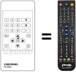 Comandos à distância equivalente Cmx TP-EASY