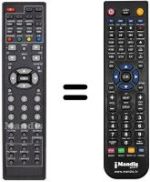 Comandos à distância equivalente United TVD9094 DVBT