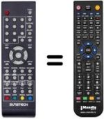 Comandos à distância equivalente Sunstech REMCON1183