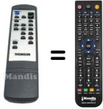 Comandos à distância equivalente Thomson AM1080