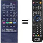 Comandos à distância equivalente Toshiba 80716B