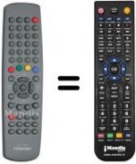 Comandos à distância equivalente Toshiba 37WL67