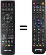 Comandos à distância equivalente LTW19X95 (V. 2016)