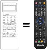 Comandos à distância equivalente Amstrad VCR4700