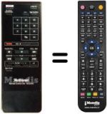 Comandos à distância equivalente Panasonic VEQ0687