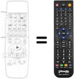 Comandos à distância equivalente Panasonic VEQ1941