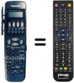 Comandos à distância equivalente Panasonic VEQ1945