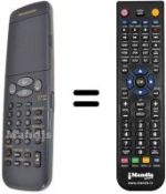 Comandos à distância equivalente Panasonic VEQ2041