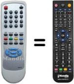 Comandos à distância equivalente United UTV20X70
