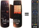 Comandos à distância equivalente Toshiba V454G
