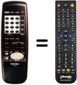 Comandos à distância equivalente Toshiba V728W