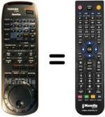 Comandos à distância equivalente Toshiba V813G