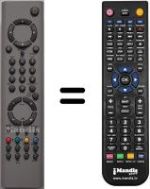 Comandos à distância equivalente Proline LD2655 HD