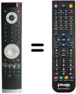 Comandos à distância equivalente Proline LD3240 HD