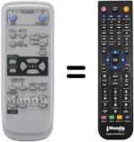 Comandos à distância equivalente XD206U