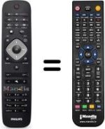 Comandos à distância equivalente Philips 37PFL4007H