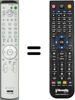 Comandos à distância equivalente Sony KDLV40A11E
