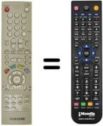 Comandos à distância equivalente Samsung DW21G6VD