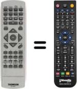 Comandos à distância equivalente Thomson DTH159E