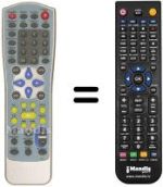 Comandos à distância equivalente Amstrad DV600