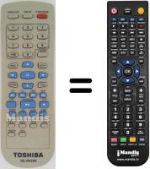 Comandos à distância equivalente Toshiba SE-R0268