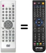 Comandos à distância equivalente Seleco SF1000