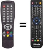 Comandos à distância equivalente Sunstech DT-1113