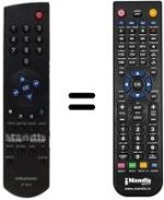 Comandos à distância equivalente Grundig GDV200