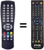 Comandos à distância equivalente Telesystem TS6213