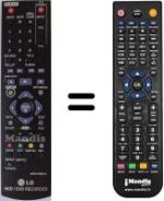Comandos à distância equivalente LG 10115