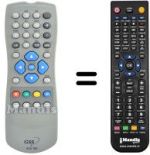 Comandos à distância equivalente Telestar TELEDIGI1T