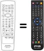 Comandos à distância equivalente Sharp DV700S