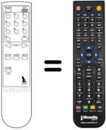 Comandos à distância equivalente Nokia SAT800IRD