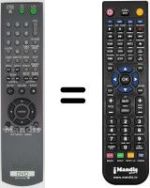 Comandos à distância equivalente Sony DVP-NS325