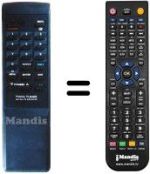 Comandos à distância equivalente Amstrad SRX340