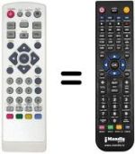 Comandos à distância equivalente Telesystem TS6211DT