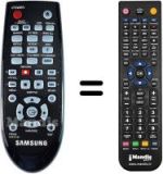 Comandos à distância equivalente Samsung DVD-C450