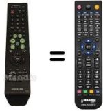 Comandos à distância equivalente Samsung AH59-01644A
