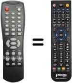 Comandos à distância equivalente Telesystem TS5103