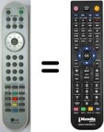 Comandos à distância equivalente LG HVS54285