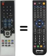Comandos à distância equivalente Samsung HVS54915