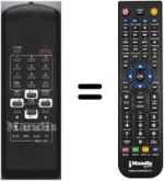Comandos à distância equivalente HVS54686