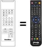 Comandos à distância equivalente LG SEC2418